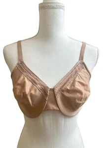 NEW Wacoal Women's 36C Perfect Primer Full Figure Underwire Bra 855213 Beige - Picture 1 of 5