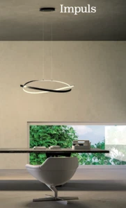 01-3617 IMPULS Sospensione di Redo Group in metallo nero opaco - Foto 1 di 1