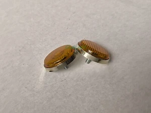 Pair Honda CB100 CB175 CA175 SL125 S90Z CB250 CB350 S110 Reflector Fr Reflex 5mm - Picture 1 of 6