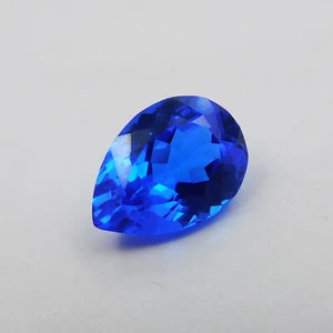 CERTIFIED 9.50 Ct Natural Blue Tanzanite Excellent Pear Cut Loose Gemstones - Picture 1 of 14