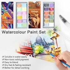 12 Colors Watercolor Paint Set Paint Watercolors Painting Pigment Supplies 2024