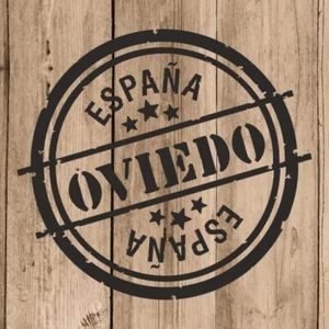 Vinilo de Corte Oviedo Pegatina Oviedo España 10 cm Adhesivo Pared Tablet Coche - Picture 1 of 4