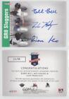 2008 Projections Gr8 Xpectations Triple Green /50 Wes Hodges Bubba Bell Auto