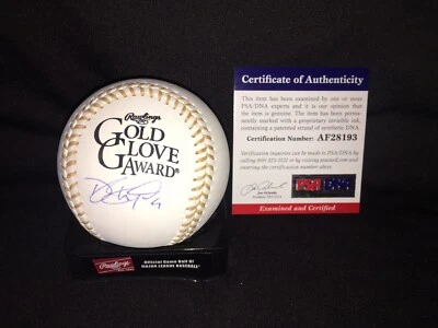 Dee Gordon Signed Official Gold Glove Baseball Seattle Mariners PSA/DNA - Image 1 of 2