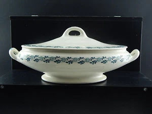 Antique Soup Tureen Vegetable Ceramics Villeroy & Boch Wallerfangen End 1800 - Picture 1 of 7