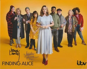Joanna Lumley, Isabella Pappas HAND Signed 8x10 Photo, Autograph, Finding Alice - Picture 1 of 6