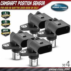 4x Camshaft Position Sensor for Audi A8 Quattro 2005-2009 Volkswagen Golf DOHC - Picture 1 of 8