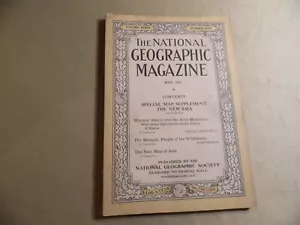 National Geographic Magazine / May 1921 / Free Domestic Shipping - Foto 1 di 2