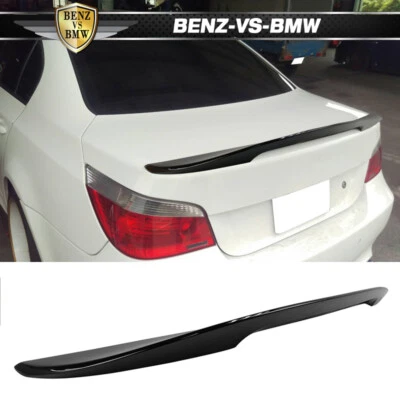 Fits 04-10 BMW E60 4DR Sedan Performance Style Painted #475 Rear Trunk Spoiler - Image 1 of 4