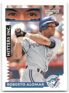 1995 Score #553 Roberto Alomar HIT Toronto Blue Jays 2P2