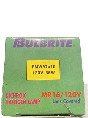 REPLACEMENT BULB FOR BULBRITE FMW/GU10 35W 120V - Image 1 of 2