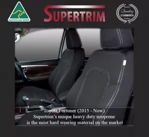 Funda de asiento delantera FB+MP para Toyota Fortuner (2015-on) 100% impermeable premium - Imagen 1 de 11