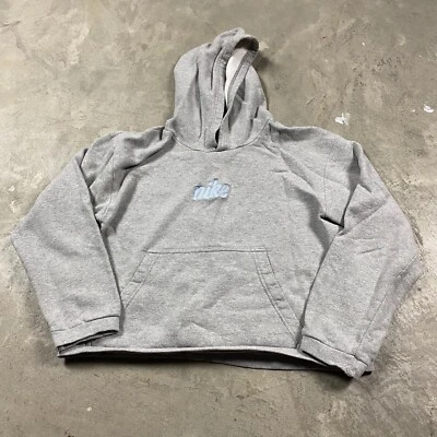 Sudadera con Capucha Nike y2k Vintage Center Swoosh Logo Mediana Para Mujer Hecha en EE. UU. Cuadrada Recortada Foto 1 de 4