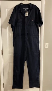 Dickies Men's Flex Coveralls XL Regular Dark Blue NWT 920 - Picture 1 of 13