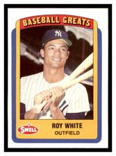 1990 Swell Baseball Greats #42 ROY WHITE New York Yankees