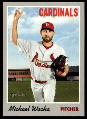 Michael Wacha 2019 Topps Heritage #119 St. Louis Cardinals BASEBALL - Image 1 of 2