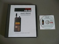 GRE PSR-500 POLICE SCANNER-OWNER'S MANUAL IN BINDER  WITH CD-NO SCANNER INCLUDED