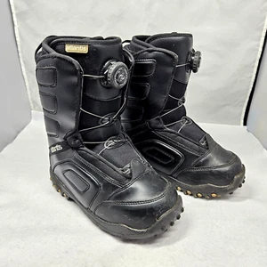 Atlantis Mondo BOA Size 5 US, 24.0, 35 EU, Snow Snowboard Boots BLACK - Picture 1 of 7