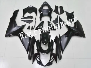 Fit for 2011-19 GSXR600 GSXR750 Gloss Matte Black ABS Injection Mold Fairing Kit - Picture 1 of 7