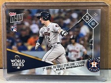 2017 TOPPS NOW 819 ALEX BREGMAN HOUSTON ASTROS ROOKIE World Series Print Run 773
