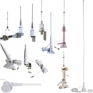 Straßenbahn Marine Boot Radio Antenne UKW mit Halterung und PL259 Stecker 1608 1614 1616 - Bild 1 von 27