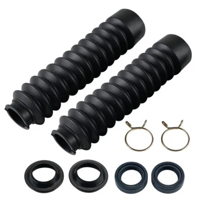 For Honda XR80 80R XR100 100R Fork Seals and Dust Seals & Fork Boots Clamps kit - Image 1 of 4