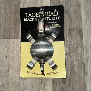 Brutul Lagerhead Pargo Negro y Bronceado Tortuga Abridor de Botellas Hacer Cerveza en Capas NUEVO - Imagen 1 de 1