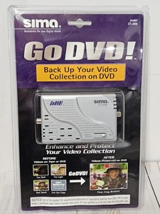 Sima Go DVD CT-200 potenziatore video digitale backup video nuovo sigillato - Foto 1 di 13