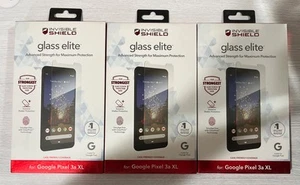 3-Pack ZAGG InvisibleShield Glass Elite Screen Protector For Google Pixel 3a XL - Picture 1 of 1