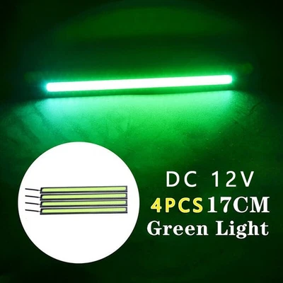 DC 12V LED Light 4pcs 500LM Light Strip Fog Cob Driving Aluminum Shell+COB - Image 1 of 4