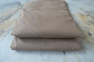 Beige Plain Fabric 100% Cotton 5 Yard Fabric NO TARRIF CHARGES 100%✅ ZK_65 - Picture 1 of 11