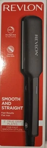 REVLON Smooth and Straight Ceramic Flat Iron | Fast Results, Smooth Styles NEW  - Picture 1 of 3