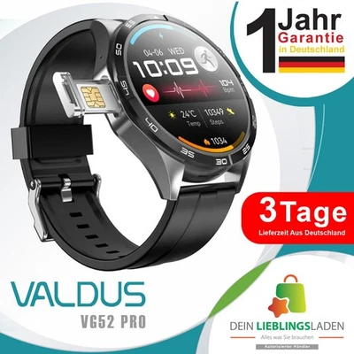 Smartwatch mit 4G/5G-SIM-Karten Unterstützung, hochauflösender Fernfoto - Bild 1 von 4