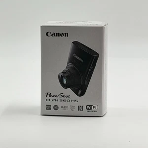 Canon PowerShot ELPH 360 HS 20,2 MP fotocamera digitale compatta nero - Foto 1 di 2