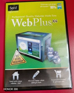 SERIF WEBPLUS X4 PROFESSIONAL QUALITY WEBSITES MADE EASY PC PLUS WEB New Sealed - Picture 1 of 4