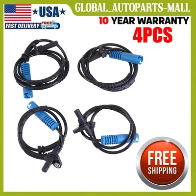 Sensor de velocidad de rueda ABS de 4 piezas para BMW E90 E91 325xi 328xi 335i xDrive 34526764859 Foto 1 de 4