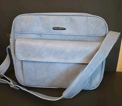 Bolso de viaje de hombro vintage Samsonite Córdoba para llevar/laptop azul claro Foto 1 de 4