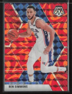 Ben Simmons 2019-20 Panini Mosaic #149 Reactive Orange Philadelphia 76ers - Bild 1 von 2