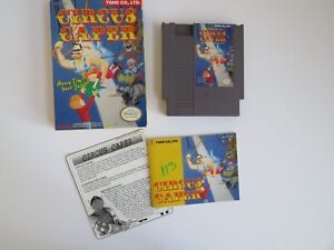 CIRCUS CAPER  (Nintendo NES) 1990 - Complete with Box, Game, Manual, Insert