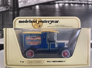 Matchbox Lesney 1978 Models of Yesteryear Y-12~ 1912 MODEL T BIRD'S CUSTARD NEW - Picture 1 of 12