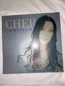 (4) CHER Believe 1998 DOUBLE SIDED PROMO POSTER 12x12 USA - Picture 1 of 5