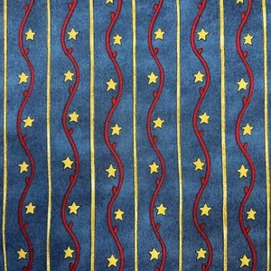 Patriotic Stars Stripes Fabric by Deb Strain for Moda Fabrics 100% Cotton - Picture 1 of 9