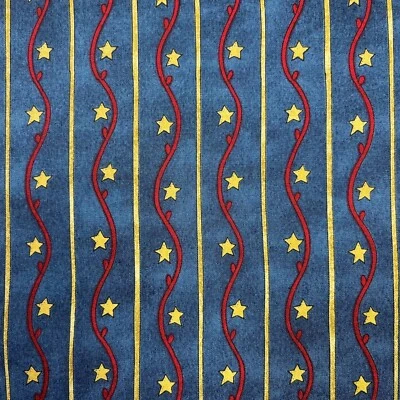 Patriotic Stars Stripes Fabric by Deb Strain for Moda Fabrics 100% Cotton - Image 1 of 4