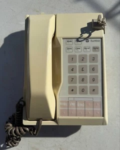 Vintage Telecom Australia Touchfone 550/117 Corded Phone AWA Made + Security Key - Zdjęcie 1 z 7