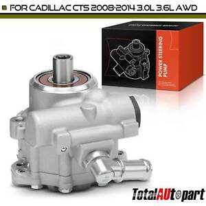 Power Steering Pump for Cadillac CTS 2008 2009 2010 2011 2012 2013 2014 V6 3.6L