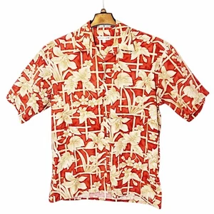 Vintage Pierre Cardin Hawaiihemd Blumen Größe Large Knopfleiste tropisch - Bild 1 von 5