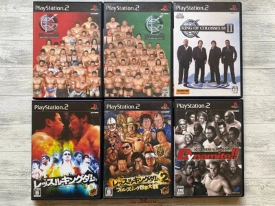 SONY PS2 King of Colosseum Red & Green 2 & Wrestle Kingdom & K-1  2004 Dynamite - Image 1 of 4