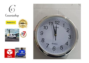 Orologio Da Parete Al Quarzo Diametro 24 cm. Numeri Grandi Molto Visibili - Foto 1 di 4