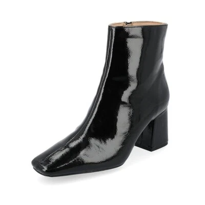 Journee Collection Womens 9 M Black Haylinn Block Heel Ankle Booties NIB HH3 - Image 1 of 4