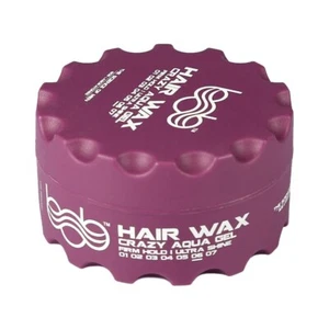 12 x Bob Hair Wax Crazy Aqua Gel Firm Hold Ultra Shine 150ml PURPLE - Picture 1 of 2